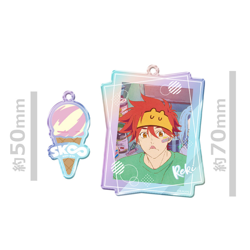 SK8 the Infinity azumaker Hologram Acrylic Key Chain A Reki