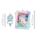 SK8 the Infinity azumaker Hologram Acrylic Key Chain B Langa