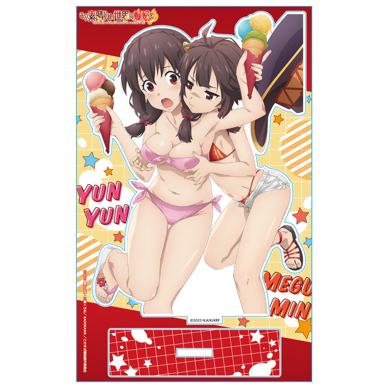 Kono Subarashii Sekai ni Bakuen wo! azumaker Acrylic Chara Stand D Megumin & Yunyun