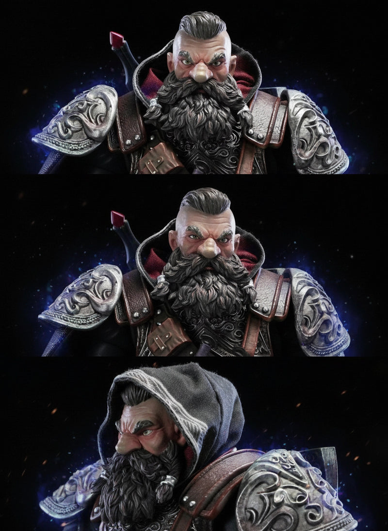 ETERNAL EXPEDITION STAR AND SAIL STUDIO DWARF ASSASSIN VERDRED ANVIL 1/12 SCALE ACTION FIGURE