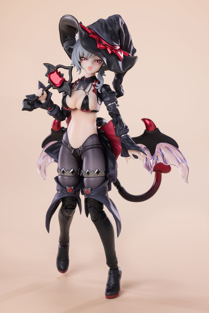 CIYUANJUXIANG(EXSSRION) THE APPRENTICE WITCH HOSHIKAWA NECO 1/12 SCALE ACTION FIGURE (BLACK)