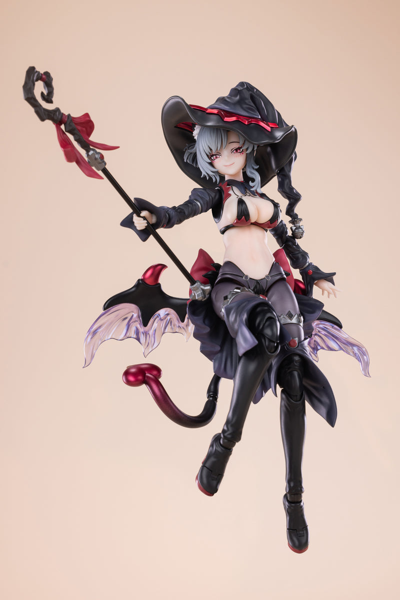 CIYUANJUXIANG(EXSSRION) THE APPRENTICE WITCH HOSHIKAWA NECO 1/12 SCALE ACTION FIGURE (BLACK)