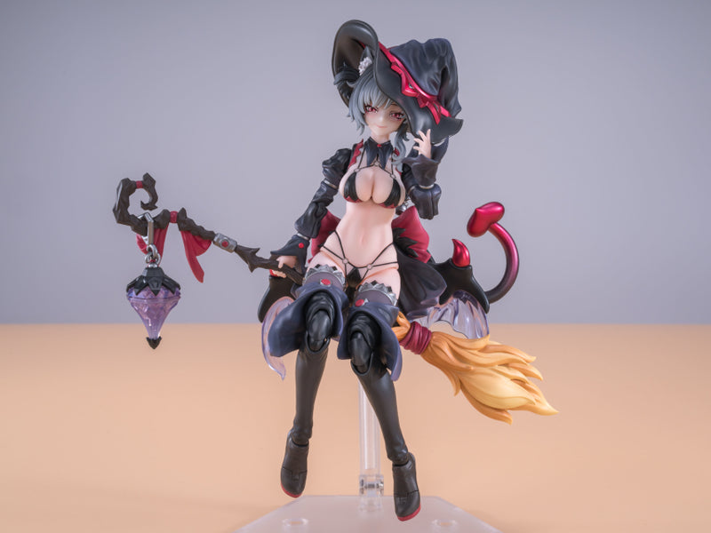 CIYUANJUXIANG(EXSSRION) THE APPRENTICE WITCH HOSHIKAWA NECO 1/12 SCALE ACTION FIGURE (BLACK)