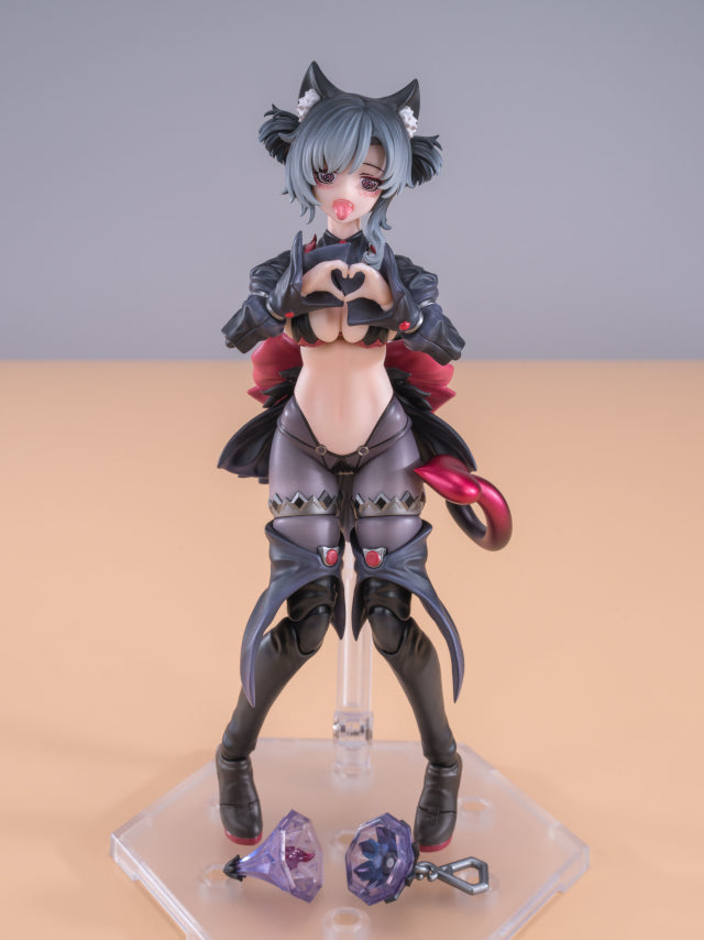CIYUANJUXIANG(EXSSRION) THE APPRENTICE WITCH HOSHIKAWA NECO 1/12 SCALE ACTION FIGURE (BLACK)