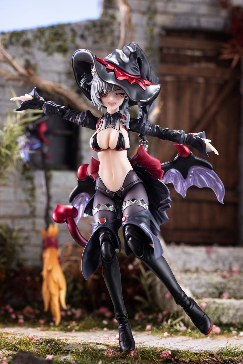 CIYUANJUXIANG(EXSSRION) THE APPRENTICE WITCH HOSHIKAWA NECO 1/12 SCALE ACTION FIGURE (BLACK)