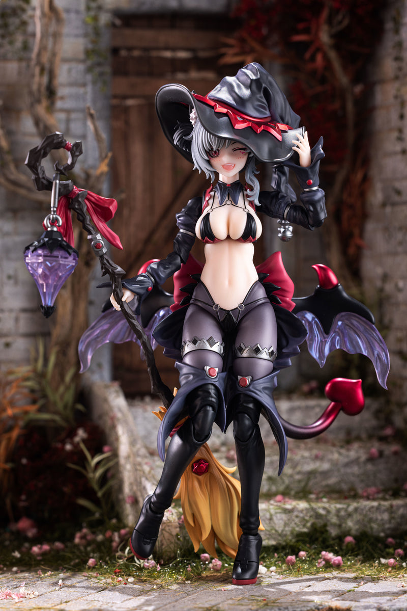 CIYUANJUXIANG(EXSSRION) THE APPRENTICE WITCH HOSHIKAWA NECO 1/12 SCALE ACTION FIGURE (BLACK)