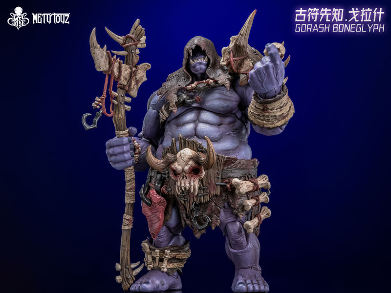 THE WORLD OF ADVENTURERS Mety toyz GORASH BONEGLYPH 1/10 SCALE ACTION FIGURE