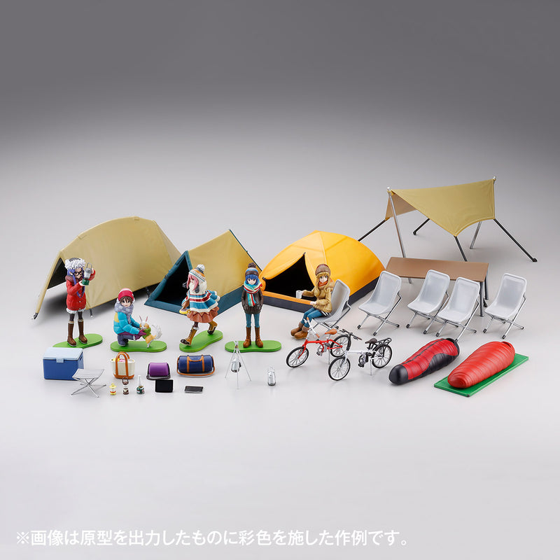 Yurucamp Kaiyodo ARTPLA Camp Set (Rerelease)