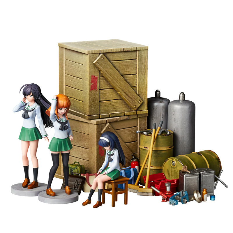 GIRLS und PANZER das Finale Kaiyodo ARTPLA Garage Set B