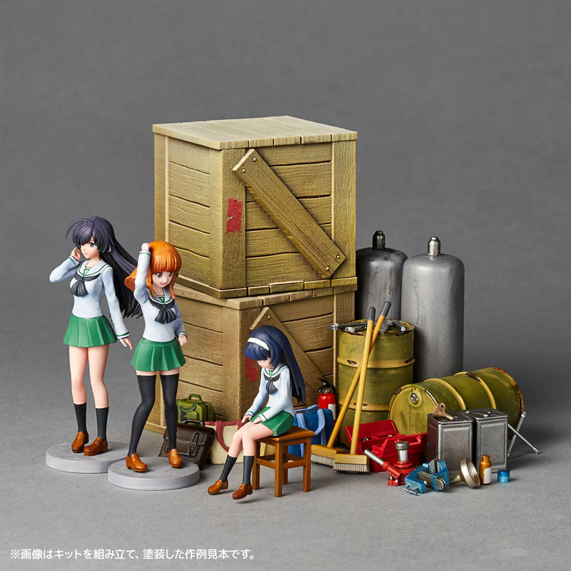 GIRLS und PANZER das Finale Kaiyodo ARTPLA Garage Set B