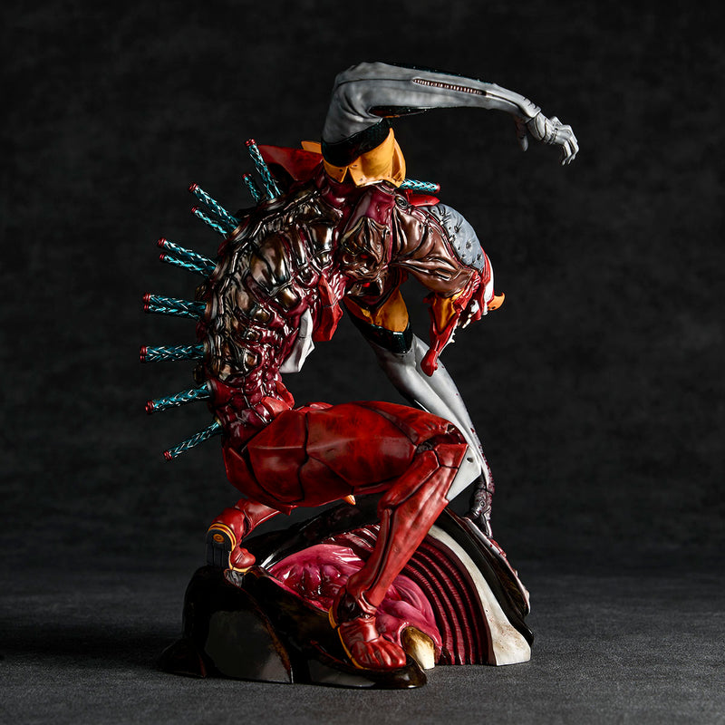 Evangelion: 2.0 You Can (Not) Advance. Kaiyodo ARTPLA SCULPTURE WORKS Evangelion Unit-02 2nd Mode The Beast Battle of GeoFront Beige Color Ver.