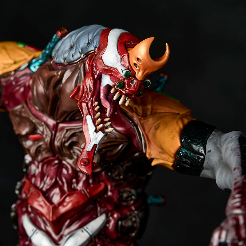 Evangelion: 2.0 You Can (Not) Advance. Kaiyodo ARTPLA SCULPTURE WORKS Evangelion Unit-02 2nd Mode The Beast Battle of GeoFront Beige Color Ver.