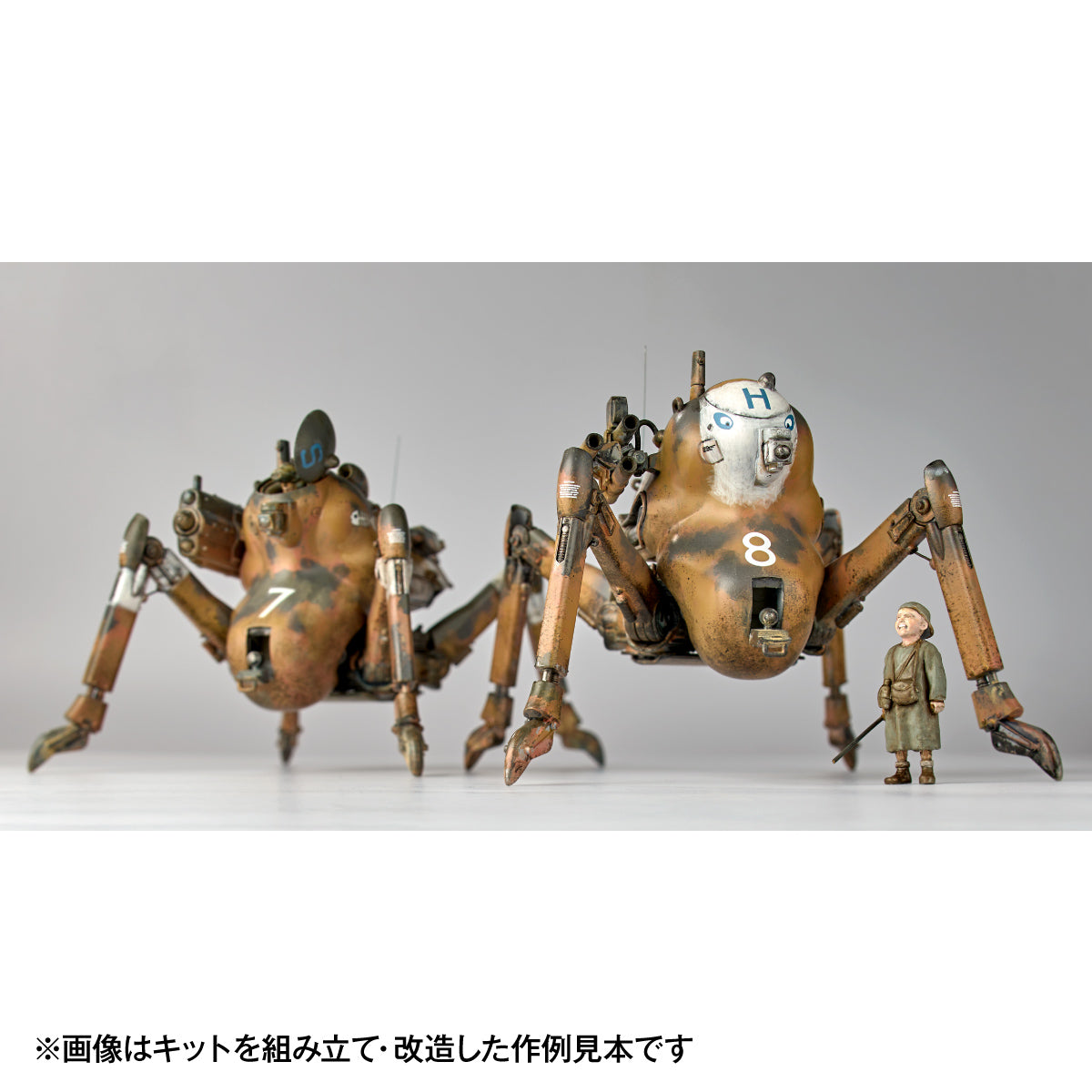 Maschinen Krieger Kaiyodo ARTPLA H.A.F.S. GLADIATOR & Smile Eddie Amse