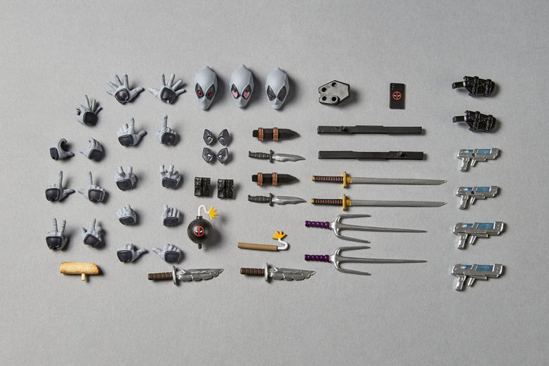 Deadpool Kaiyodo Revoltech Amazing Yamaguchi Deadpool Ver. 2.5 X-FORCE Color Ver.