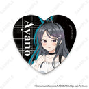 Alya Sometimes Hides Her Feelings in Russian D-techno Trading Heart Can Badge (Bunny)
