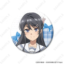 Rascal Does Not Dream D-techno Series Trading Can Badge (Sailor Dress)