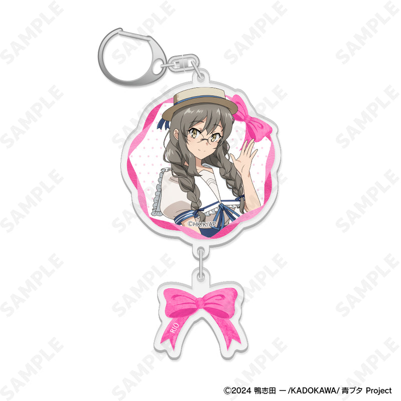 Rascal Does Not Dream D-techno Series Twin Acrylic Key Chain (Sailor Dress)