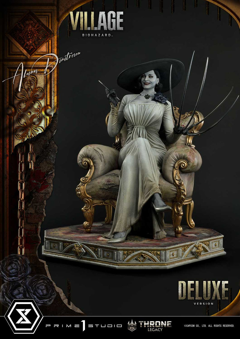 Resident Evil Village Prime 1 Studio Throne Legacy Alcina Dimitrescu Deluxe Bonus Version