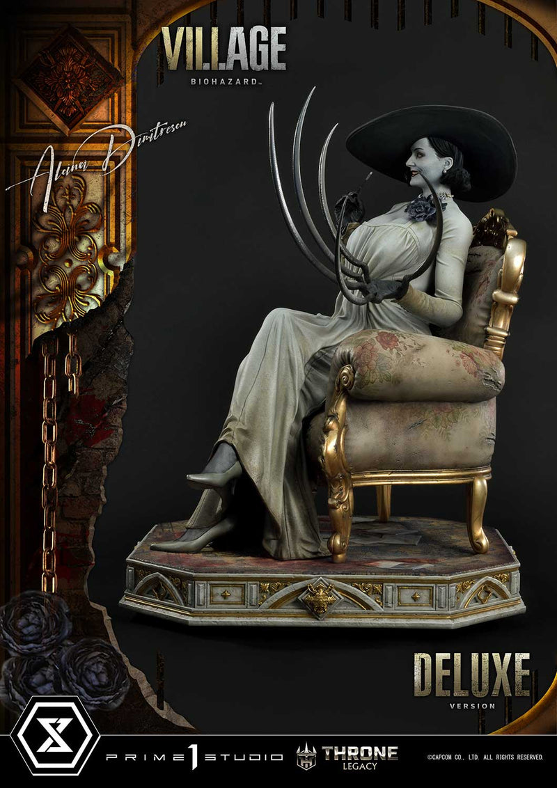 Resident Evil Village Prime 1 Studio Throne Legacy Alcina Dimitrescu Deluxe Bonus Version