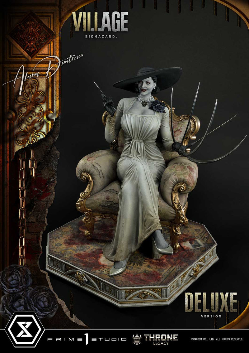 Resident Evil Village Prime 1 Studio Throne Legacy Alcina Dimitrescu Deluxe Bonus Version