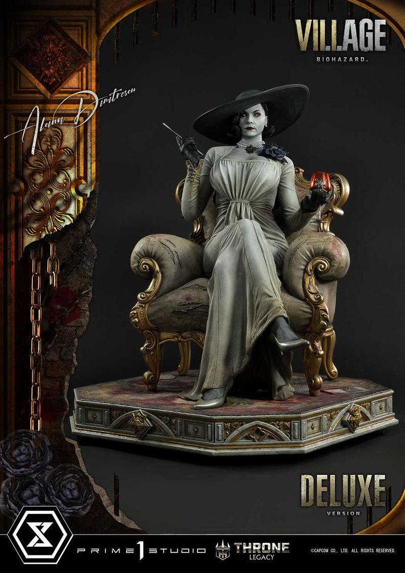 Resident Evil Village Prime 1 Studio Throne Legacy Alcina Dimitrescu Deluxe Bonus Version