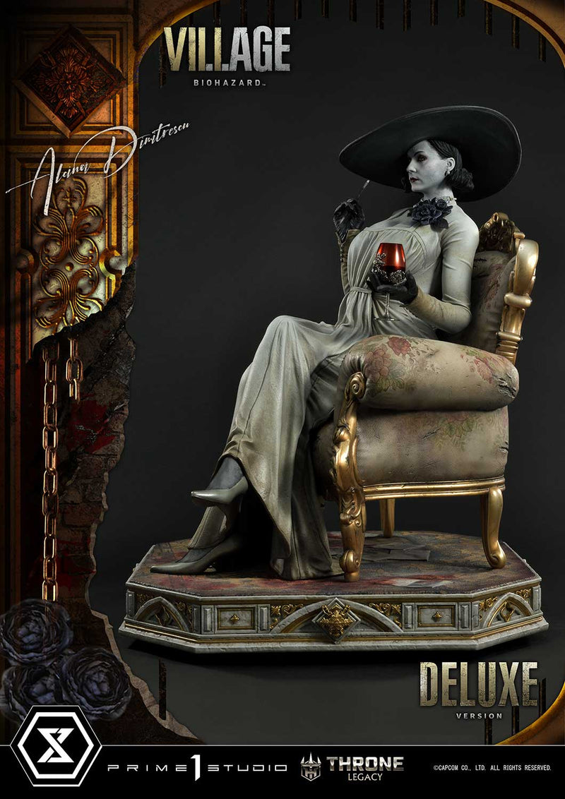 Resident Evil Village Prime 1 Studio Throne Legacy Alcina Dimitrescu Deluxe Bonus Version