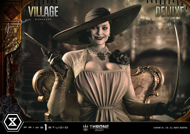 Resident Evil Village Prime 1 Studio Throne Legacy Alcina Dimitrescu Deluxe Bonus Version