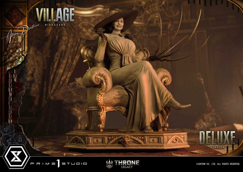 Resident Evil Village Prime 1 Studio Throne Legacy Alcina Dimitrescu Deluxe Bonus Version