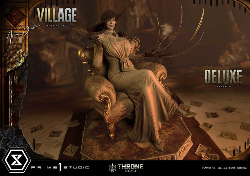 Resident Evil Village Prime 1 Studio Throne Legacy Alcina Dimitrescu Deluxe Bonus Version