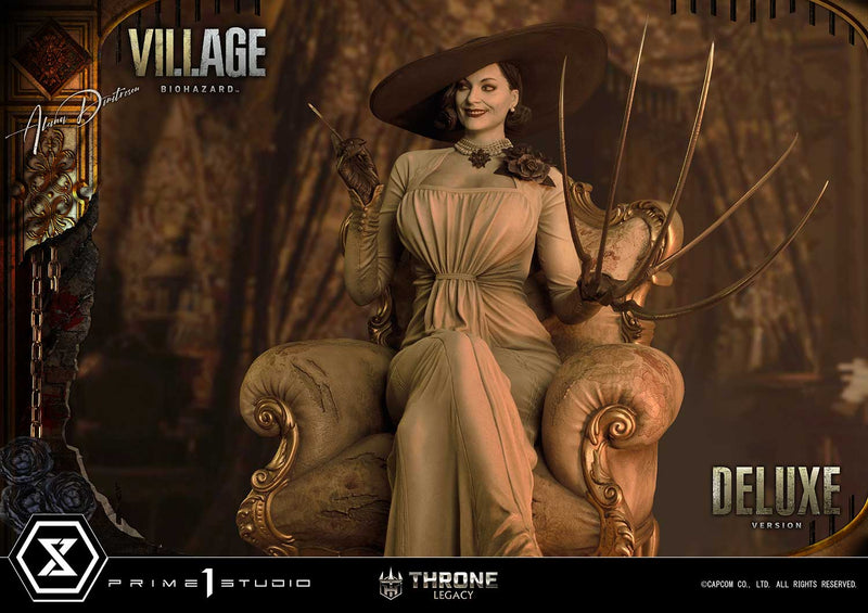 Resident Evil Village Prime 1 Studio Throne Legacy Alcina Dimitrescu Deluxe Bonus Version