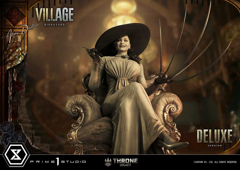 Resident Evil Village Prime 1 Studio Throne Legacy Alcina Dimitrescu Deluxe Bonus Version