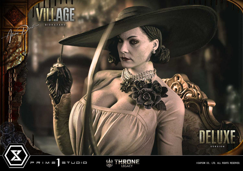 Resident Evil Village Prime 1 Studio Throne Legacy Alcina Dimitrescu Deluxe Bonus Version