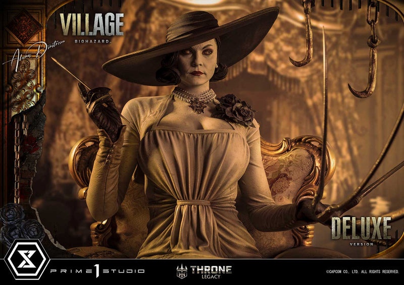 Resident Evil Village Prime 1 Studio Throne Legacy Alcina Dimitrescu Deluxe Bonus Version