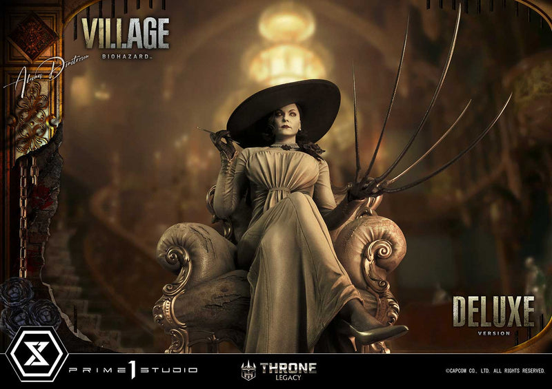 Resident Evil Village Prime 1 Studio Throne Legacy Alcina Dimitrescu Deluxe Bonus Version