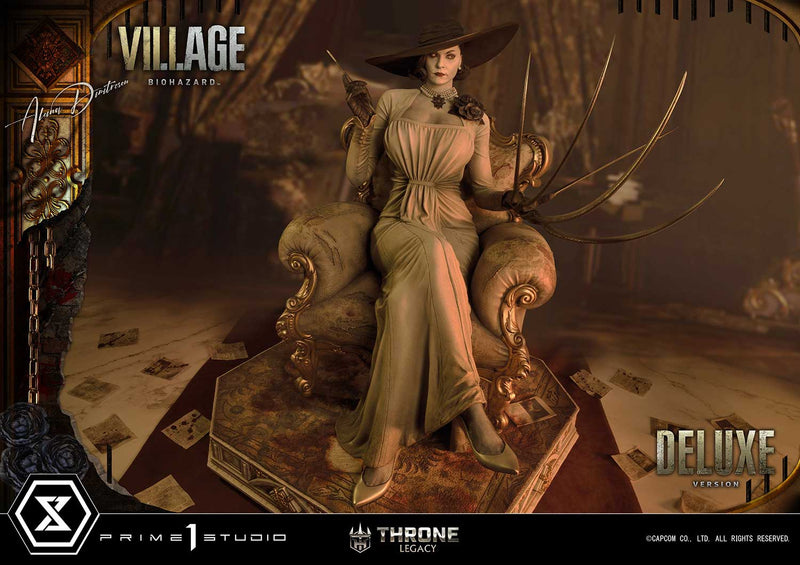 Resident Evil Village Prime 1 Studio Throne Legacy Alcina Dimitrescu Deluxe Bonus Version