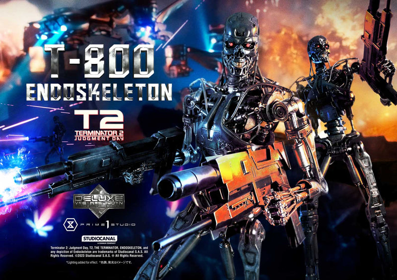 Terminator 2: Judgment Day Prime 1 Studio Museum Masterline T-800 Endoskeleton DX Edition MMT2-01DX