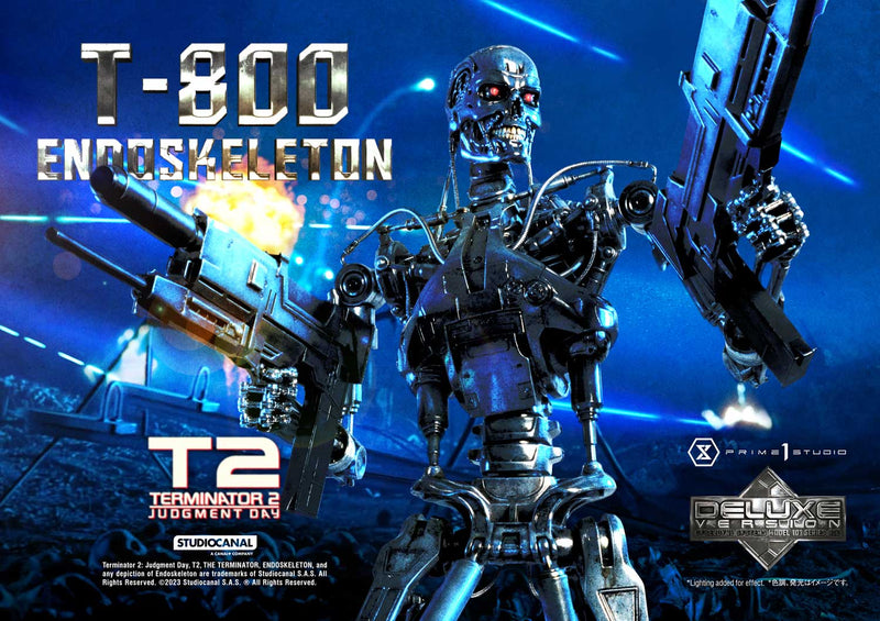 Terminator 2: Judgment Day Prime 1 Studio Museum Masterline T-800 Endoskeleton DX Edition MMT2-01DX