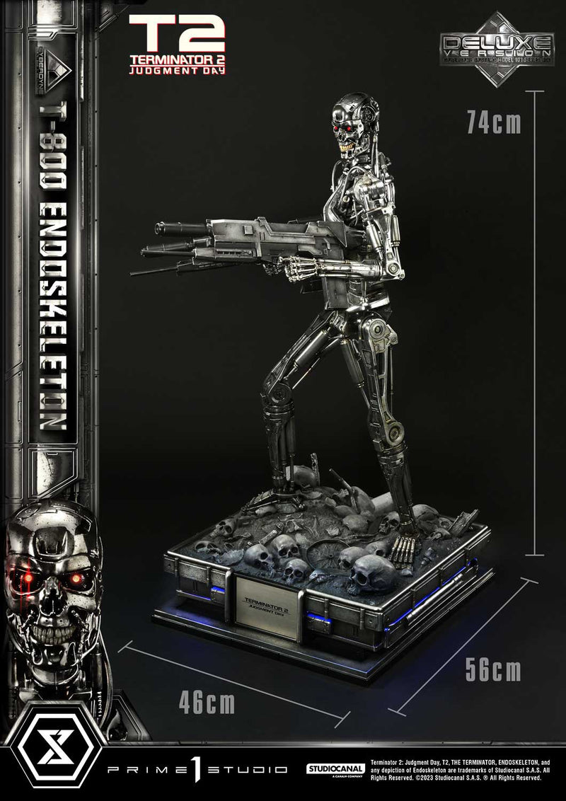 Terminator 2: Judgment Day Prime 1 Studio Museum Masterline T-800 Endoskeleton DX Edition MMT2-01DX