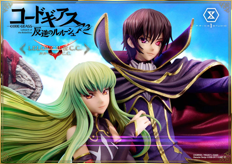 Code Geass Lelouch of the Rebellion R2 Prime 1 Studio Concept Masterline Lelouch Lamperouge & C.C.