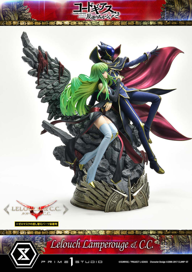 Code Geass Lelouch of the Rebellion R2 Prime 1 Studio Concept Masterline Lelouch Lamperouge & C.C.