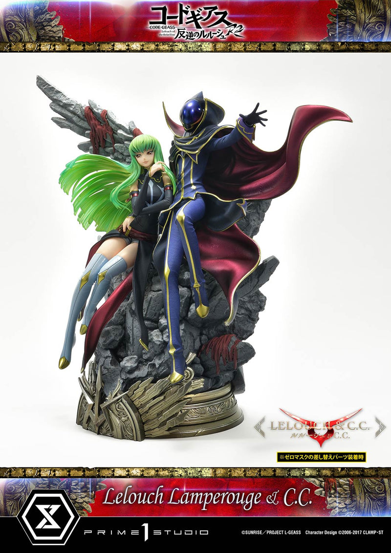 Code Geass Lelouch of the Rebellion R2 Prime 1 Studio Concept Masterline Lelouch Lamperouge & C.C.