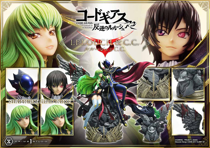 Code Geass Lelouch of the Rebellion R2 Prime 1 Studio Concept Masterline Lelouch Lamperouge & C.C.