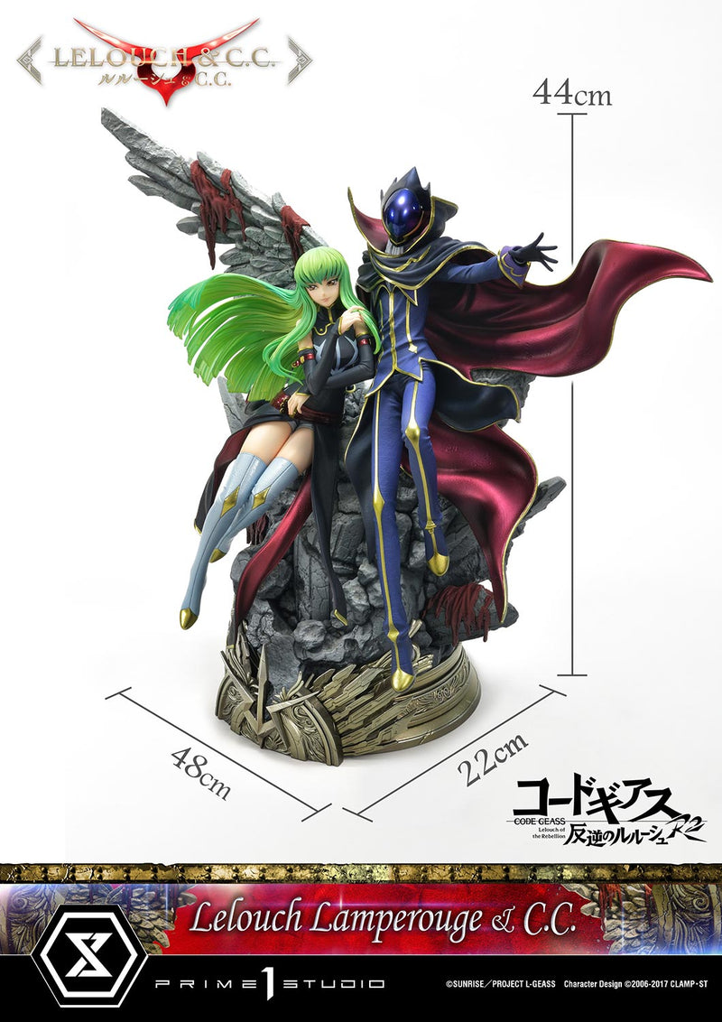 Code Geass Lelouch of the Rebellion R2 Prime 1 Studio Concept Masterline Lelouch Lamperouge & C.C.