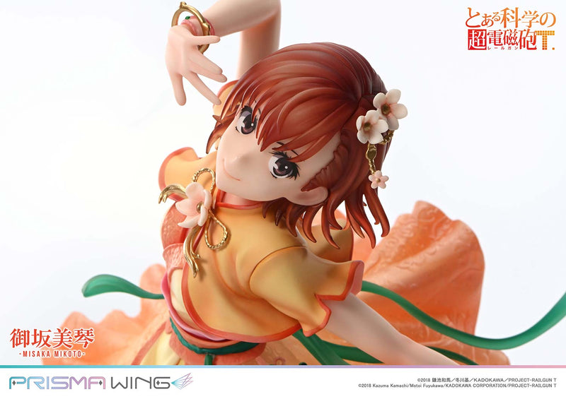 A Certain Scientific Railgun T Prime 1 Studio PRISMA WING Misaka Mikoto Hanfu Ver. 1/7 Scale Figure