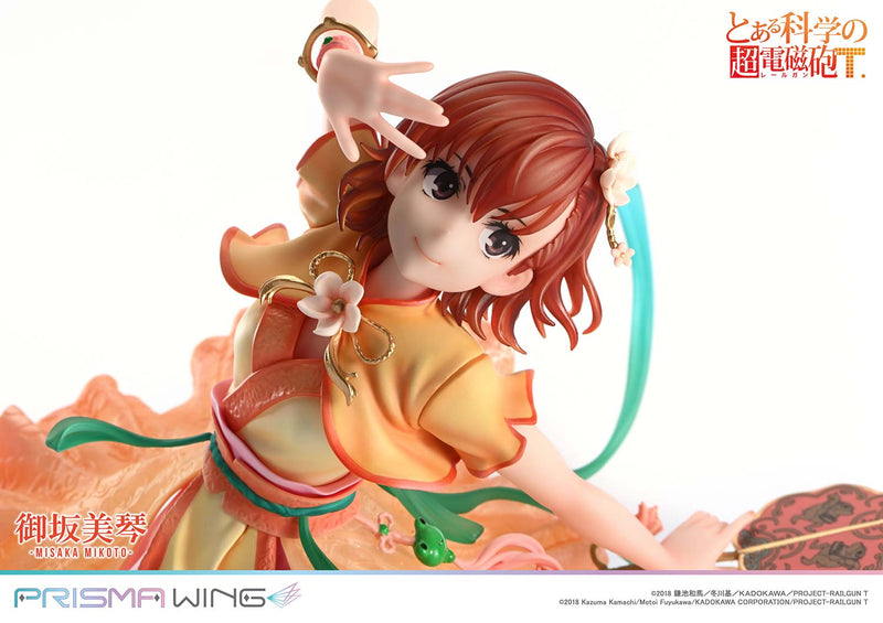 A Certain Scientific Railgun T Prime 1 Studio PRISMA WING Misaka Mikoto Hanfu Ver. 1/7 Scale Figure