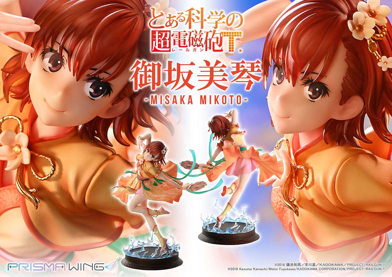 A Certain Scientific Railgun T Prime 1 Studio PRISMA WING Misaka Mikoto Hanfu Ver. 1/7 Scale Figure