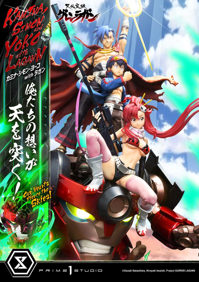 Tengen Toppa Gurren Lagann Prime 1 Ultimate Premium Masterline Studio Kamina, Simon & Yoko with Lagann Our Hearts Pierce the Skies!
