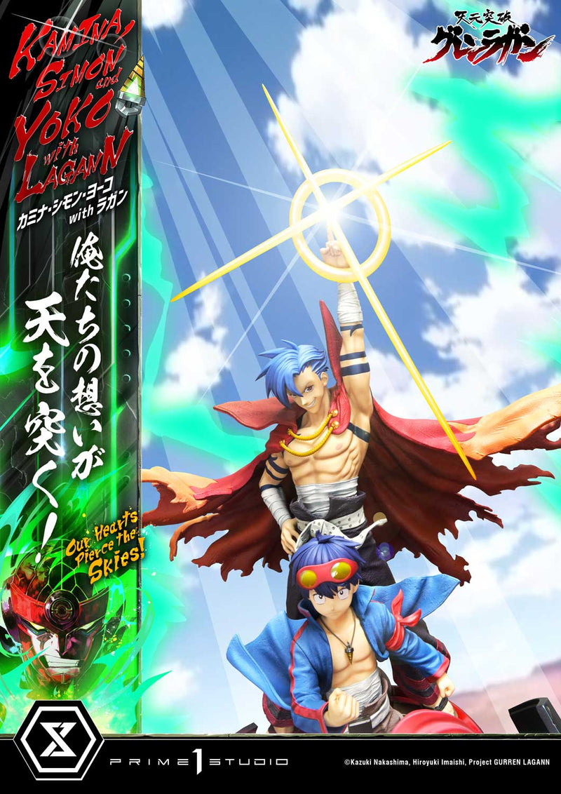 Tengen Toppa Gurren Lagann Prime 1 Ultimate Premium Masterline Studio Kamina, Simon & Yoko with Lagann Our Hearts Pierce the Skies!