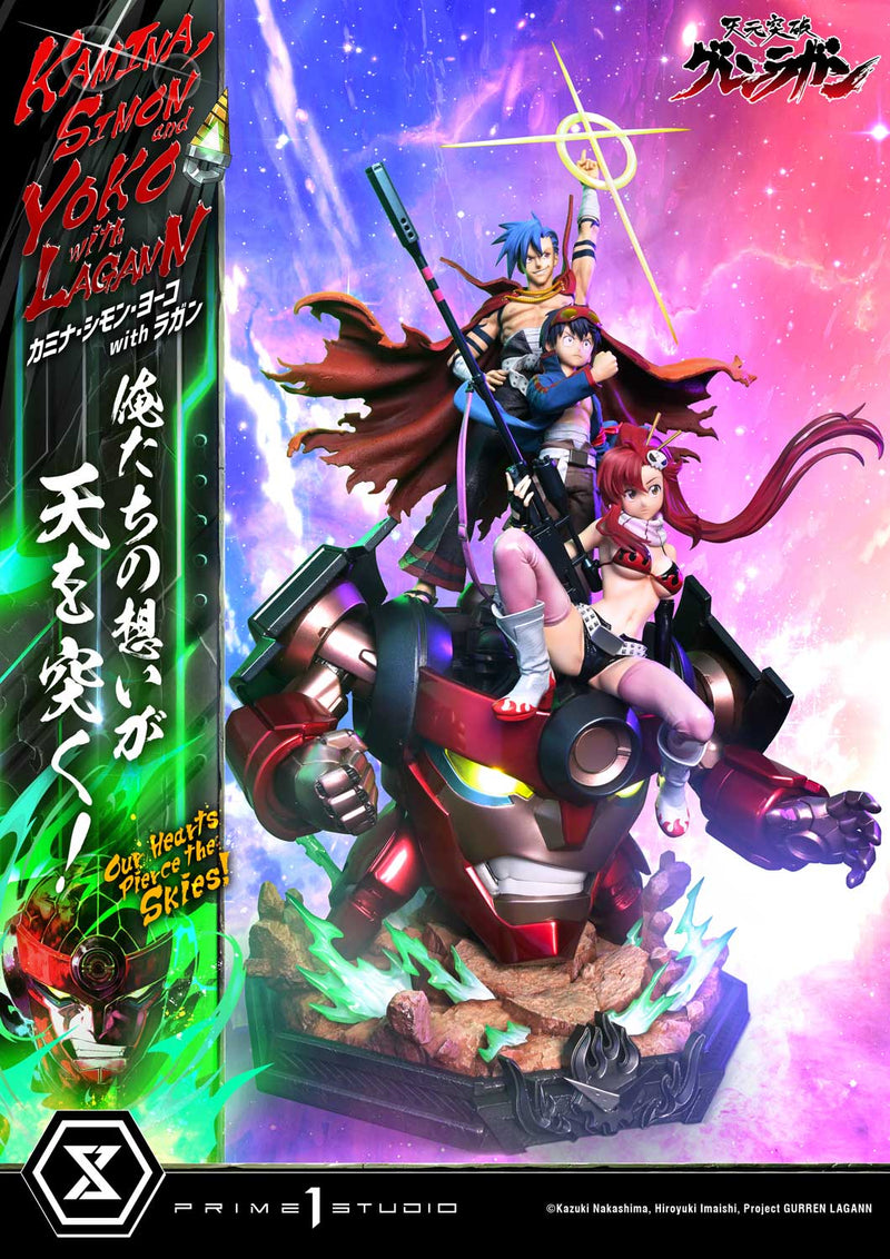 Tengen Toppa Gurren Lagann Prime 1 Ultimate Premium Masterline Studio Kamina, Simon & Yoko with Lagann Our Hearts Pierce the Skies!