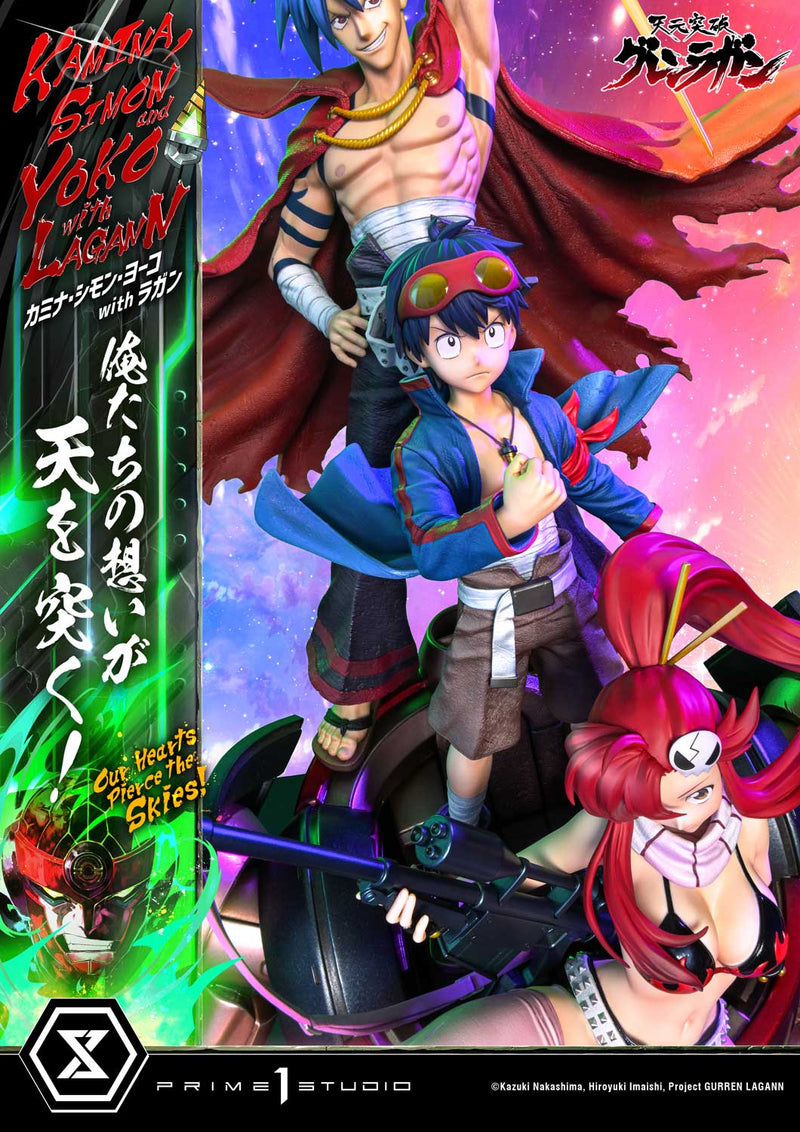 Tengen Toppa Gurren Lagann Prime 1 Ultimate Premium Masterline Studio Kamina, Simon & Yoko with Lagann Our Hearts Pierce the Skies!